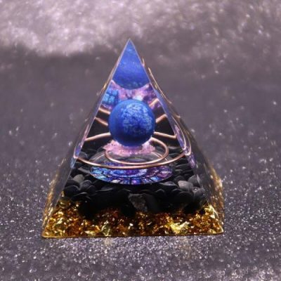 Lapis lazuli vertus pyramide orgonite Gaia™ photo review