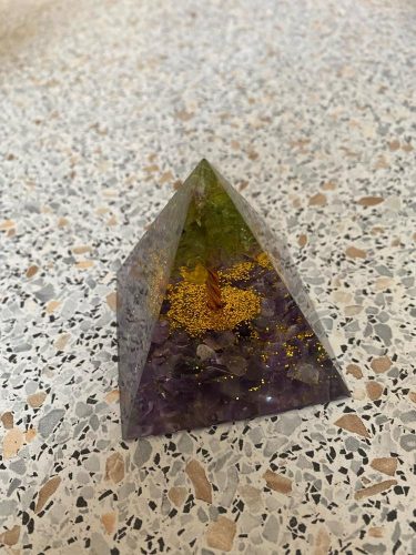 Pyramide orgonite peridot arbre de vie  Gaia™ photo review