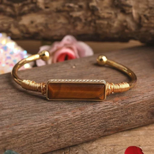 bracelet oeil de tigre produit en présentation