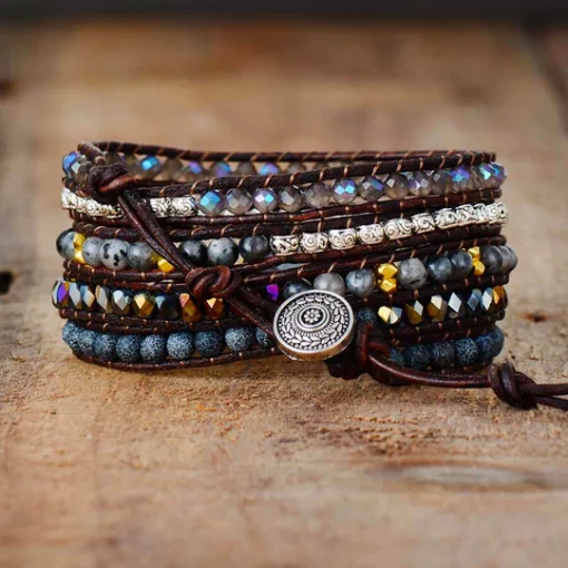 Bracelet onyx noir présentation du produit