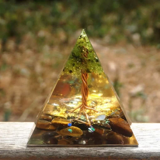pyramide arbre de vie oeil de tigre presentation
