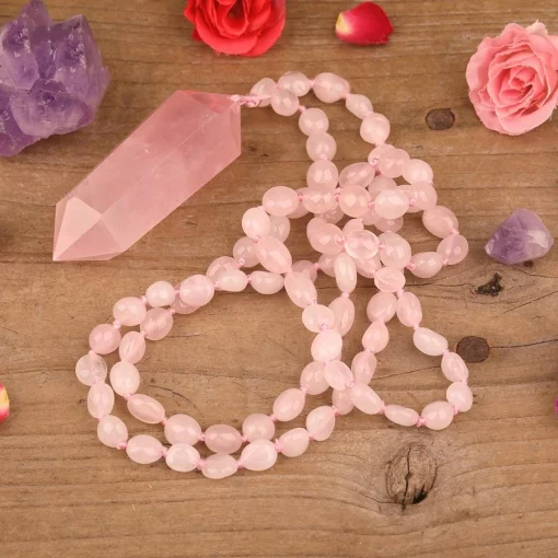 pierre quartz rose produit en description
