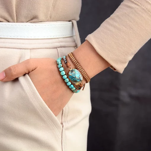 bracelet turquoise presentation du produit